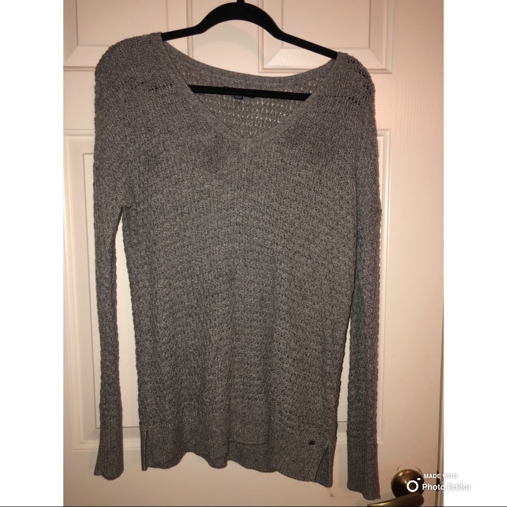 Gray American Eagle Sweater